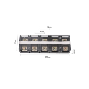 Bloque de terminales de alta corriente TC1005, terminal fija 100A, 5P, caja de distribución de conectores de cable - Product Image 3