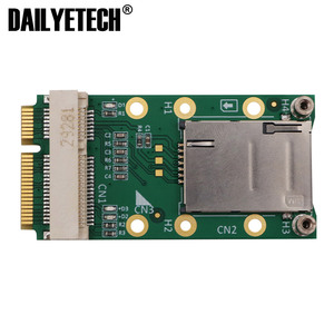 Mini kapaklı/kendinden elastik PCI-E adaptörü için SIM kart yuvası ile 2G/3G/4G WWAN LTE WLAN CDMA HSPA MODEM GPS kartı 60*30*10mm - Product Image 6