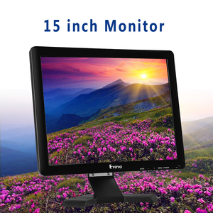 Eyoyo-Monitor de videovigilancia con altavoz incorporado, Monitor OEM de 15 ", resolución de 1024x768, HD, MI, VGA, AV, BNC, entrada USB, montaje en pared, TFT - Product Image 4