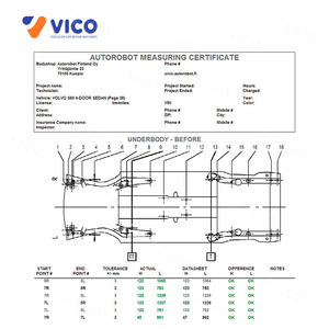 Vico EzCalipre 3D ölçüm sistemi kaporta çerçevesi ölçüm sistemi son teknoloji araç vücut ölçüm cihazı - Product Image 5