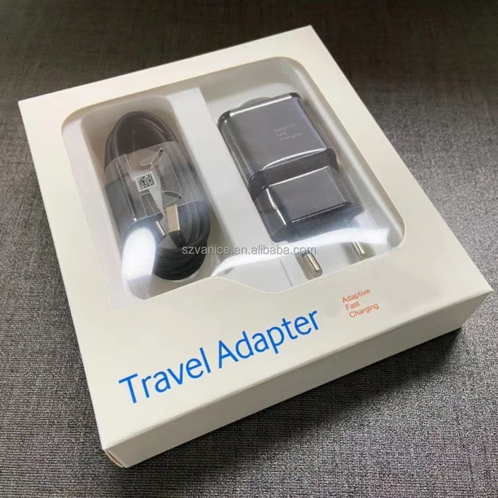 Negro 15W Cargador + Cable + Caja