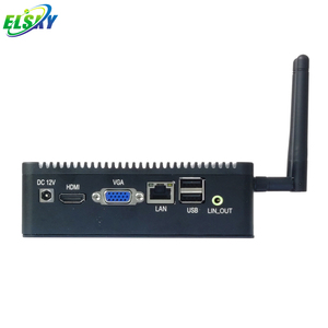 NANO19 Fanless sottile Mini PC Core I9 con Intel Celeron N2940 CPU DDR3 4GB memoria 32GB SSD DC12V VGA SIM Card 4G LTE WIN 10 Pro - Product Image 5