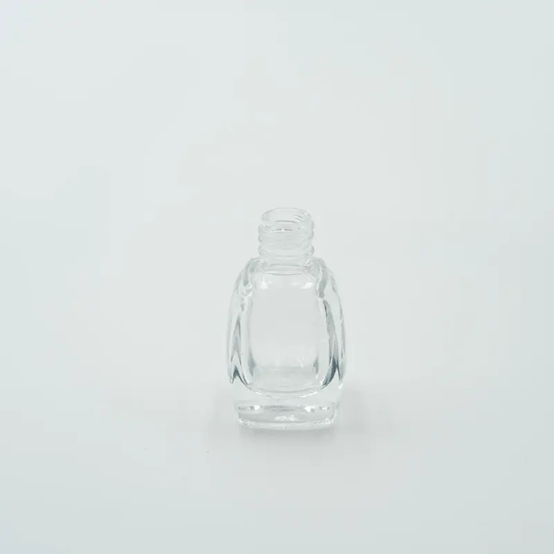 Usine chinoise en gros personnalisé vide vernis à ongles 10ml bouteilles en verre carré