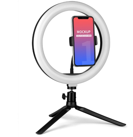 Support de bureau 19 cm noir