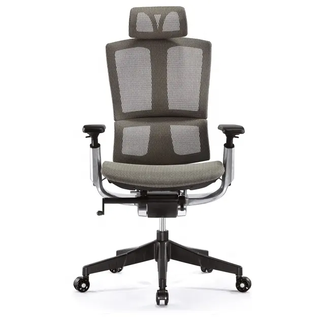 Mejor venta asiento y reposabrazos giratorio ajustable ergonómico silla de oficina de malla