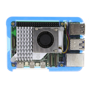 Raspberry Pi 5 Estuche acrílico azul Compatible con Raspberry Pi 5 Carcasa de enfriador activo oficial para Raspberry Pi 5 4GB 8GB - Product Image 5