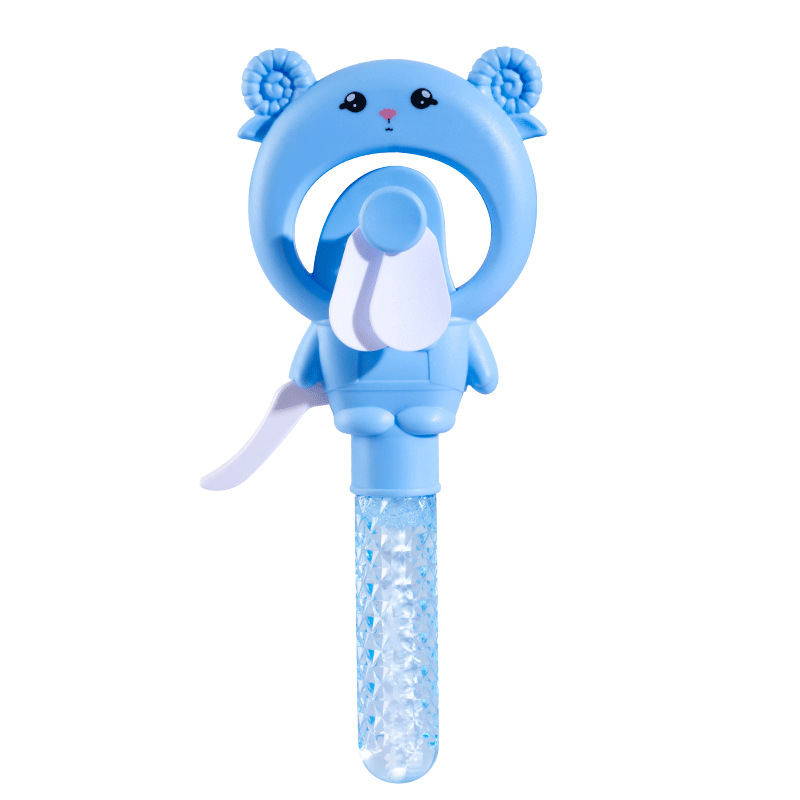 FS-024-Ventilador de oso azul Maca burbuja
