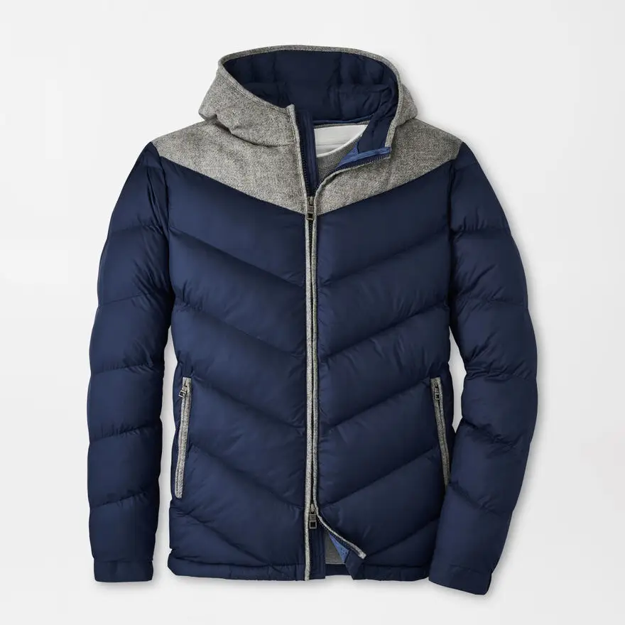高品質のジャケットカスタマイズロゴ新しいデザインソフトウォームコートメンズプラスサイズ品質のフグジャケット冬のファッションコート