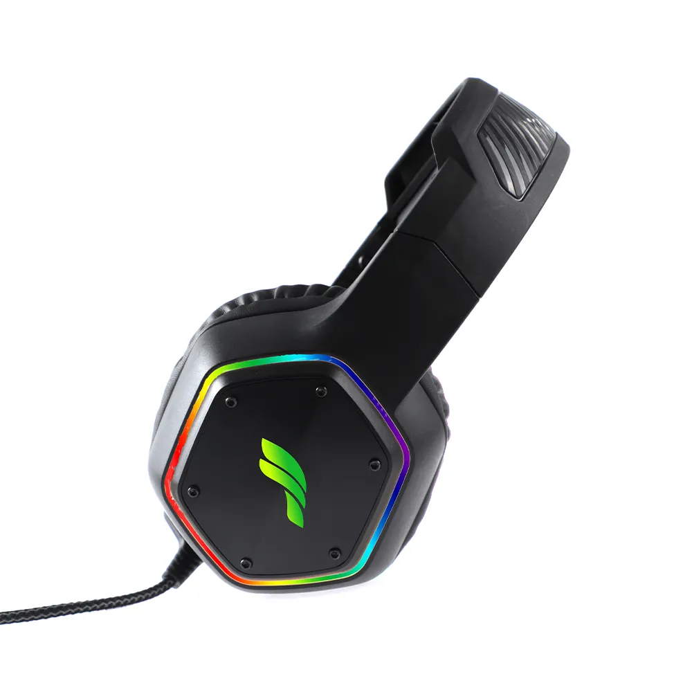 Headset game desain ergonomis, Headphone Bluetooth 5.0 peredam bising terbaik warna-warni
