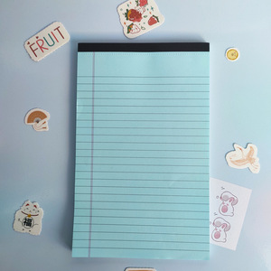 Hot Sale A5 Size Custom Notebook <strong>Notepad</strong> Low MOQ Colorful Paper Cover with Horizontal Line Design Thermal Binding Printed Style - Product Image 4