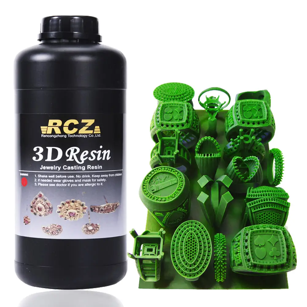 3D High Wax Fast Printing DLP LCD 3D Printer Castable Resin for Jewelry Molds Casting