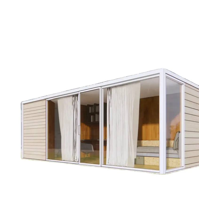 Casetta di legno piccola di legno moderna a buon mercato come la bella casa modulare prefabbricata di Design con 2 camere da letto