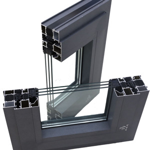 Yüksek güvenlik kasırga darbe iç alüminyum pencereler 3 parça cam sürgülü pencereler - Product Image 1