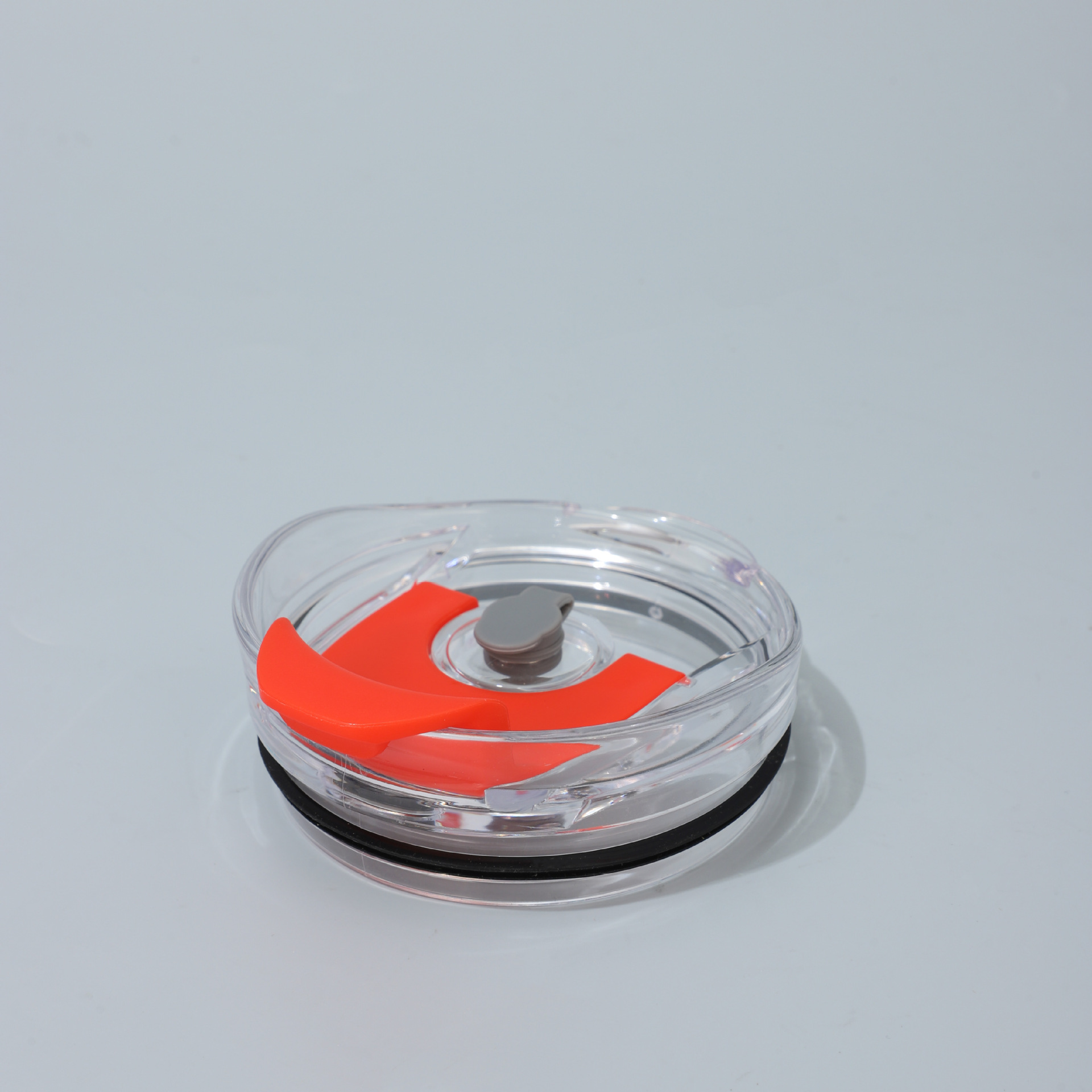 40oz straw flip cover-orange red