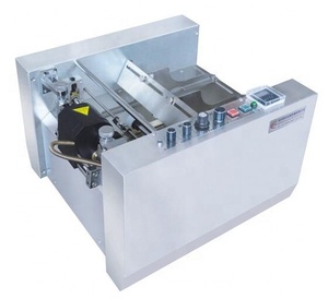 Desktop Batch Verfalls datum Chargen nummer Codier maschine Papier box Etikett Edelstahl geprägt Datum Druckmaschine - Product Image 1