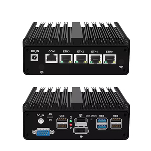 4Lan Network Firewall 12th N150 N100 DDR5 Soft Router 2,5G LAN D89 COM RS232 4G 5G Módulo Industrial Computer PC PXE Watch-dog