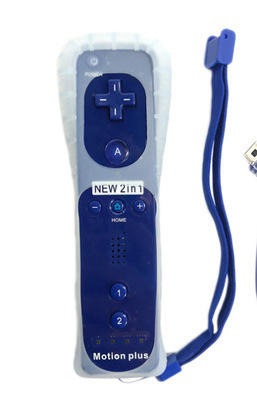 Télécommande bleu foncé avec Motion Plus SANS BOÎTE