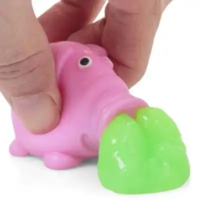 Kawaii Vomiting Slime Monster Funny Practical Jokes Novelty Toy Anti Stress Squishy Liquid Stress Ball Prank Squeeze Fidget Toy