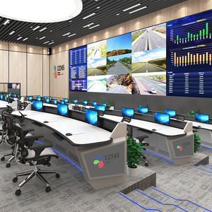 Modern Deluxe Metal In-Line Dispatching Desk Console Power Dispatching <strong>Center</strong> for Industrial Command for Mall Gym Lab Workbench - Product Image 4