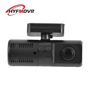 HYF <strong>Black</strong> Binocular Inside Bus Train Car Truck Taxi Vehicle Back Front and Rear View AHD 720P Starlight Dual Monitoring Camera - Product Image 3