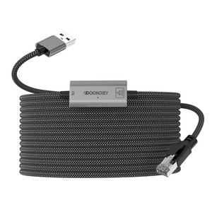Doonjiey tipo C USB a RJ45 ad alta velocità Ethernet 1000M/2.5G cavo Hub Switch adattatore per computer portatile e rete di lavoro cavo di lavoro - Product Image 2