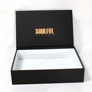 <strong>Plain</strong> Black <strong>Box</strong> Custom Recyclable Top <strong>Lid</strong> and Bottom Base Two Pieces <strong>Box</strong> Cardboard 2 Piece Hard Sturdy <strong>Box</strong> - Product Image 4