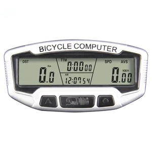 ワイヤレスルミナスオドメーター自転車ダブルコントロールディスプレイSD-558C防水LCDデジタルバイクコンピューター電子バイクオドメーター - Product Image 1