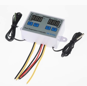 Controlador de temperatura digital, instrumento de interruptor de temperatura ajustable de control dual de alta precisión - Product Image 3