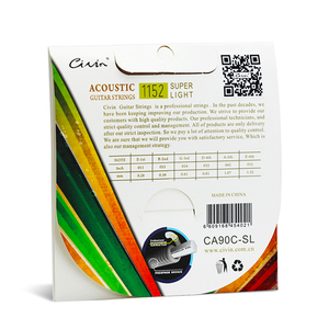 Venta al por mayor Durable Amti-Rust Colorful Guitar Strings Juego de cuerdas acústicas para guitarras populares - Product Image 5