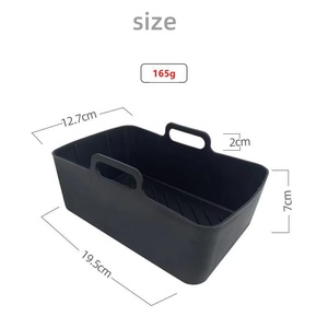 <span class=keywords><strong>2025</strong></span> nóng bán hình chữ nhật tái sử dụng và chịu nhiệt Silicone Silicone Nồi chiên không khí lót cho Nồi chiên không khí nướng - Product Image 2
