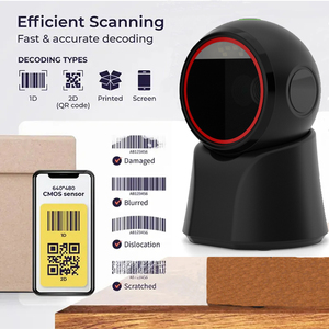 Wholesale Customized Wired <strong>2D</strong> Barcode Scanner Desktop <strong>2D</strong> Image Presentation Barcode Scanner for Mobile Phone <strong>bar</strong> <strong>Codes</strong> - Product Image 2