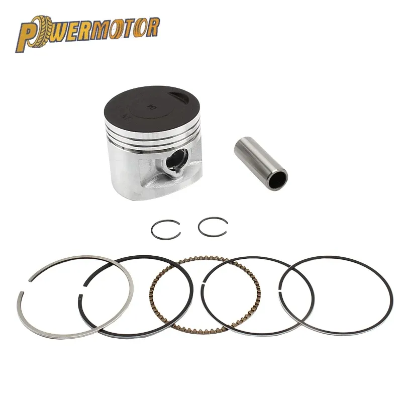 Powermotor Motorfiets 55Mm Zuiger En 15Mm Pin Ring Set Geschikt Voor Lifan 140cc Motor Off Road Pit Crossmotor Onderdelen