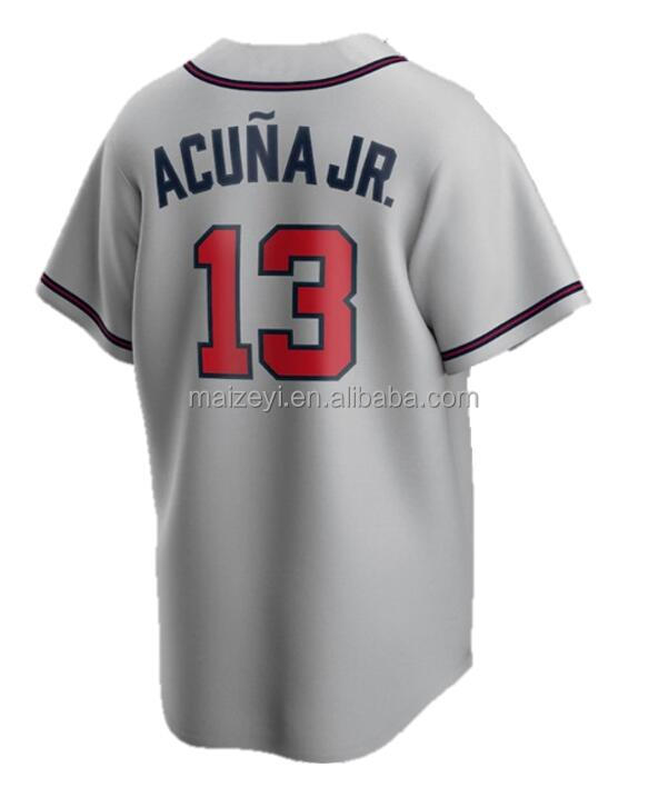 #13 Ronald Acuna Jr. Grey