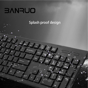 Teclado de ordenador USB óptico con cable ergonómico de 104 teclas personalizado diseño francés España EE. UU. y nuevo
