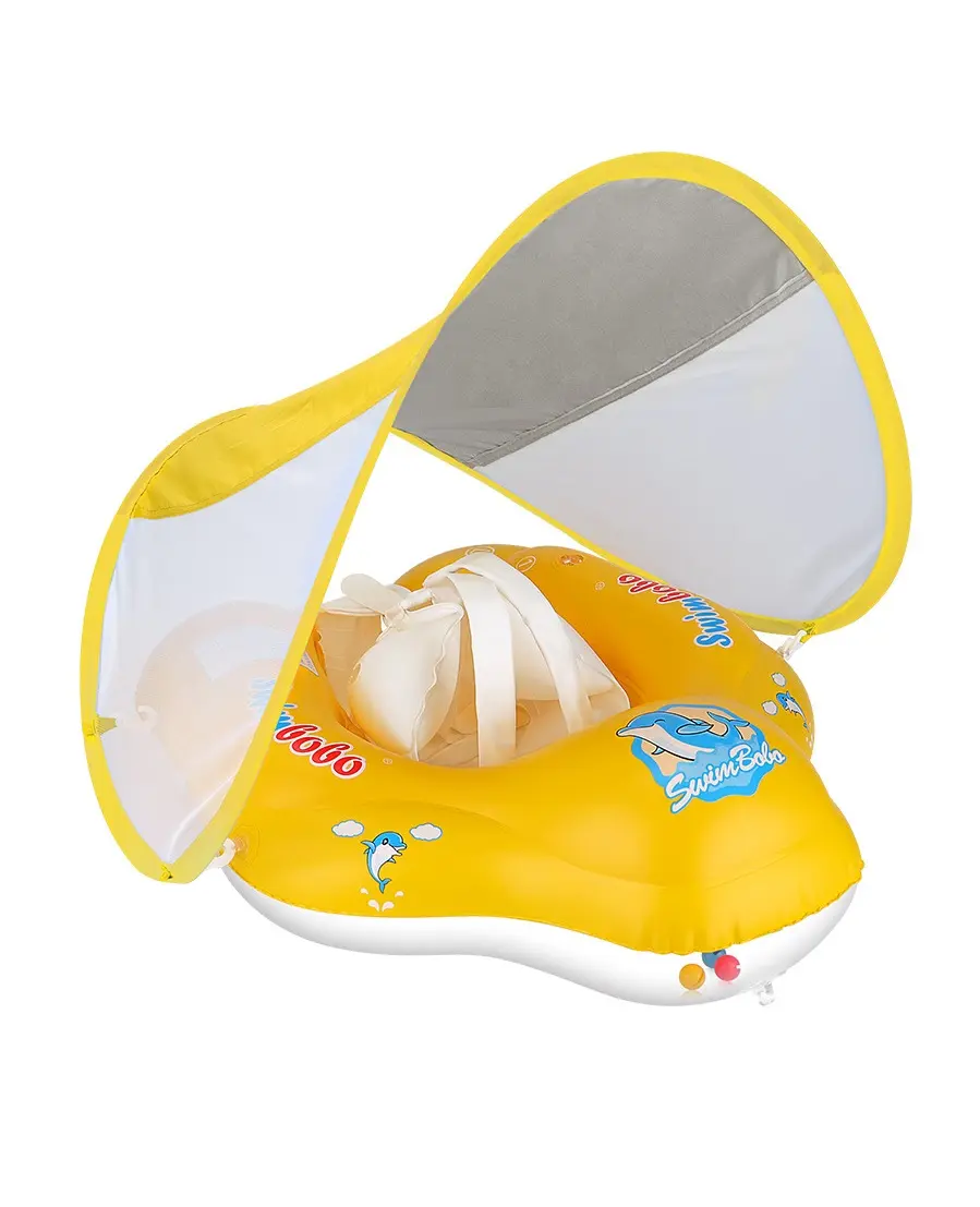 Flotador inflable de piscina para bebés, juguete de flotador de cintura para niños