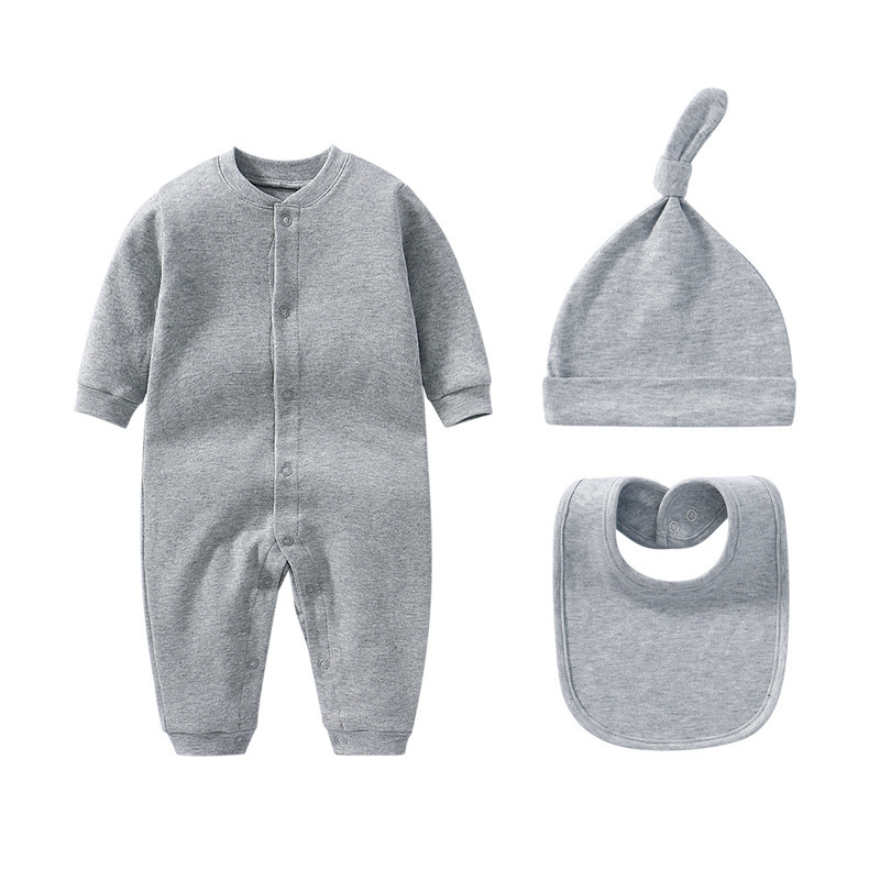 Gray cap bib