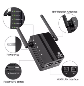 Mini <strong>Wireless</strong> Wifi Repeater 2.4Ghz 802.11n / g / B Wifi Range Extender Router Signal Booster with US EU Plug WD-R610U - Product Image 4