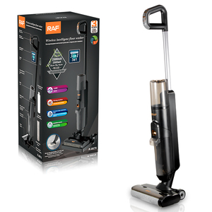 Raf 3 in 1เครื่องทำความสะอาดพื้นอัจฉริยะไร้สาย2500mA แบตเตอรี่ชาร์จได้150W แรงดูดสูงพร้อมตัวกรองที่สามารถล้างทำความสะอาดได้ชนิดไซโคลน - Product Image 2
