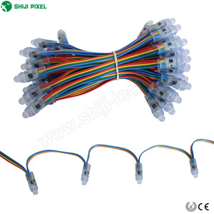 Рождественский Открытый водонепроницаемый адресуемых DC 12V 12 мм DMX512 Rgb пикселей узел СВЕТОДИОДНЫЙ модуль Led пиксель света строка