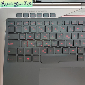 Palmrest Top trường hợp bàn phím máy tính xách tay GK cho ASUS ROG g701vi g701vik gx700vo 0kn0-sd1gr11 0knb0-e611gr00 với <span class=keywords><strong>touchpad</strong></span> và loa - Product Image 4
