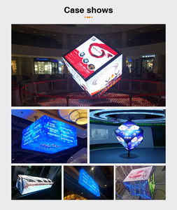 New <strong>Design</strong> <strong>Led</strong> Digital Advertising Display Screen Creative Outdoor Waterproof Rotating Magic Cube <strong>Led</strong> Poster Displays - Product Image 6