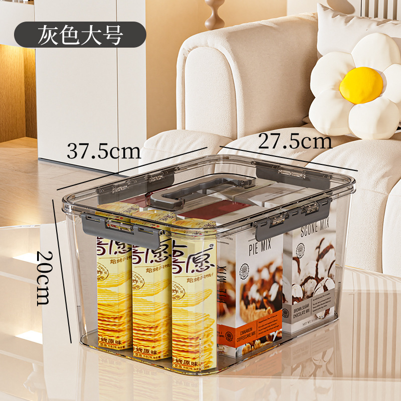 Transparent Gray Large