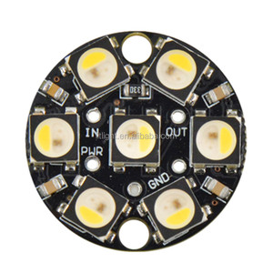 1 8 12 16 24 32 40 48 60 93 241 LEDs SMD 5050 WS2812 SK6812 RGB RGBW DC 5V esnek dijital LED dairesel tahta halka ışık şerit - Product Image 3