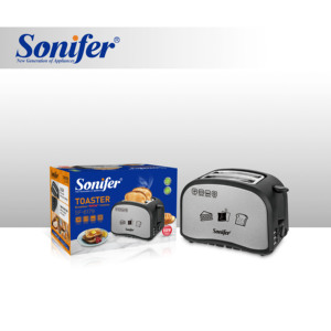Sonifer SF-6179 Home Kitchen 3.2CM 6-speed <strong>Temperature</strong> <strong>Control</strong> Toaster Automatic Pop up Electric 2 Slice Bread Toaster - Product Image 4