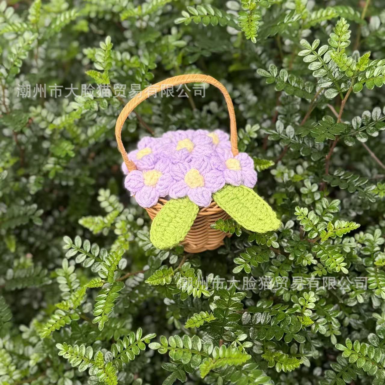 Cesta de hojaldre morado