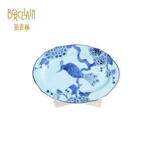 可定制陶瓷甜点餐盘套装中国陶瓷餐具，带酒店蛋糕架，用于演示 - Product Image 4