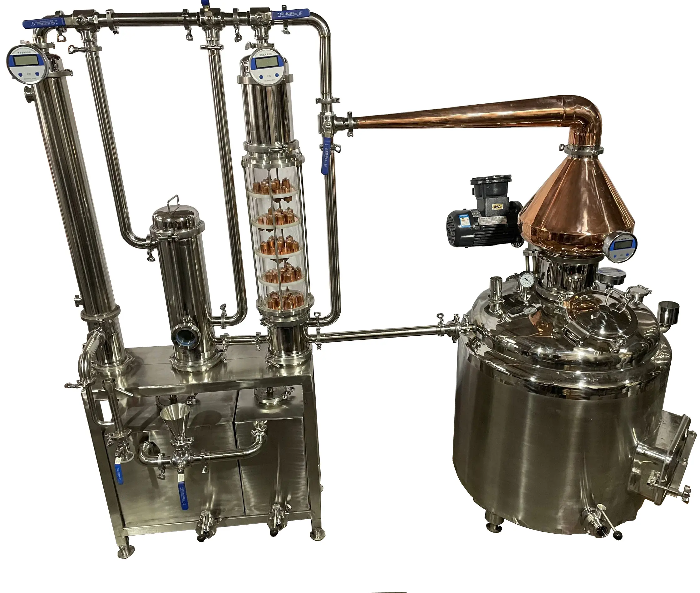 Distillatore di alcol 200LHome piccola attrezzatura per la distillazione distilleria di alcol Moonshine