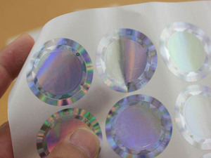 定制制作胶粘剂防伪胶定制3d全息摩托车头盔贴纸