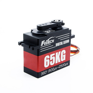 FEETECH高トルク65kgブラシレスフルメタルシェルPWMサーボ360度制御可能磁気エンコーダ男子RCカー用 - Product Image 2