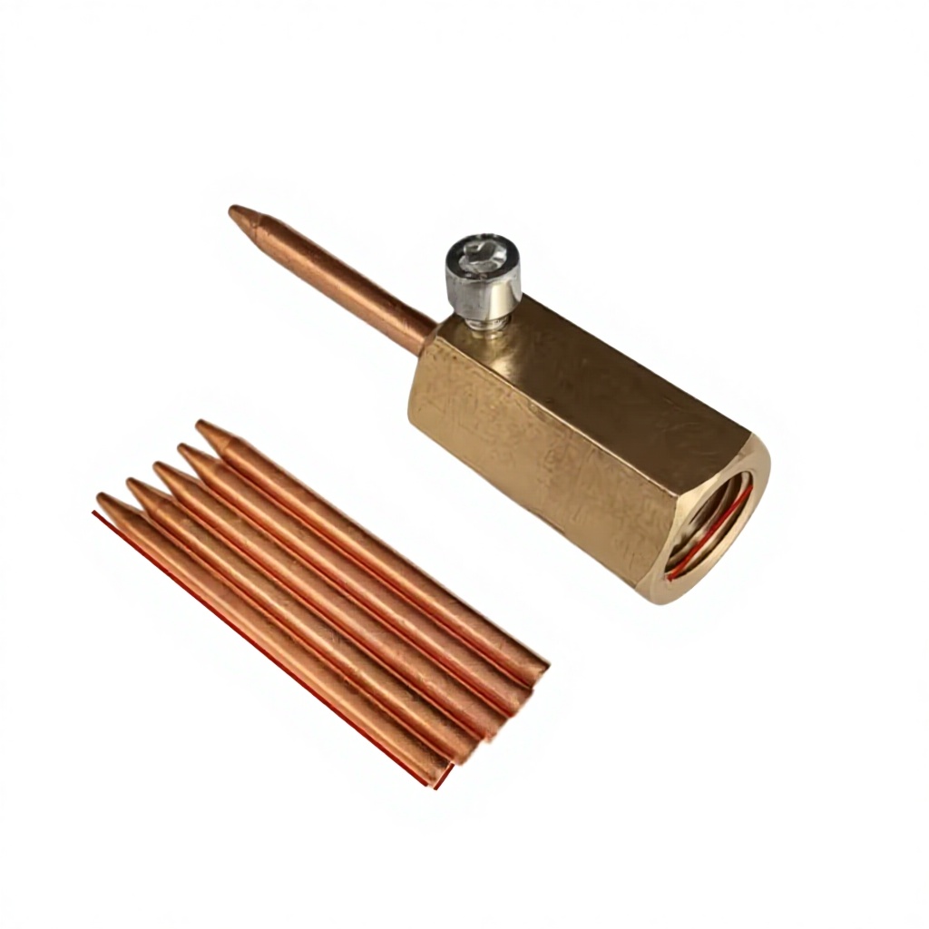 Pointe de soudure par points 16 mm sans marquage avec 5 broches de soudure
